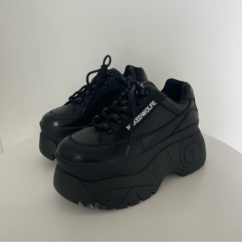 Naked wolfe sporty platform sneaker